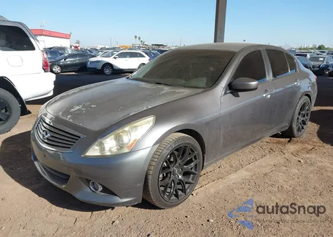 2010 Infiniti G37 z USA, uszkodzony, nr VIN JN1CV6AP5AM405054